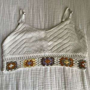 hollister crochet top